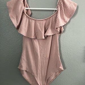 Versona off shoulder body suit